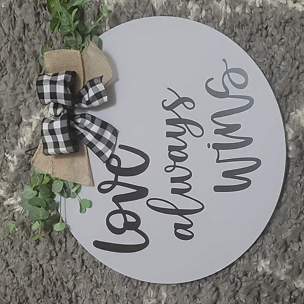 Huntington Home Valentine 's Day Circle Sign NEW❤️